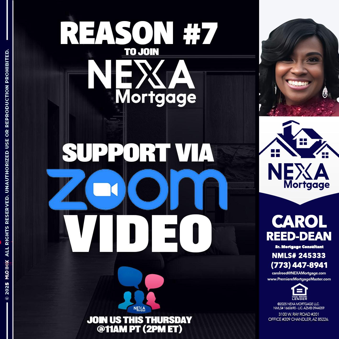 REASON 7 - Carol Dean -Sr. Mortgage Consultant