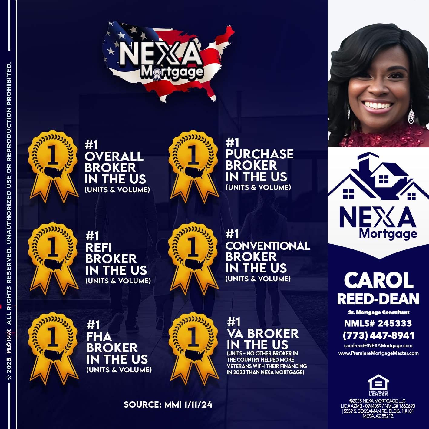 #1 - Carol Dean -Sr. Mortgage Consultant