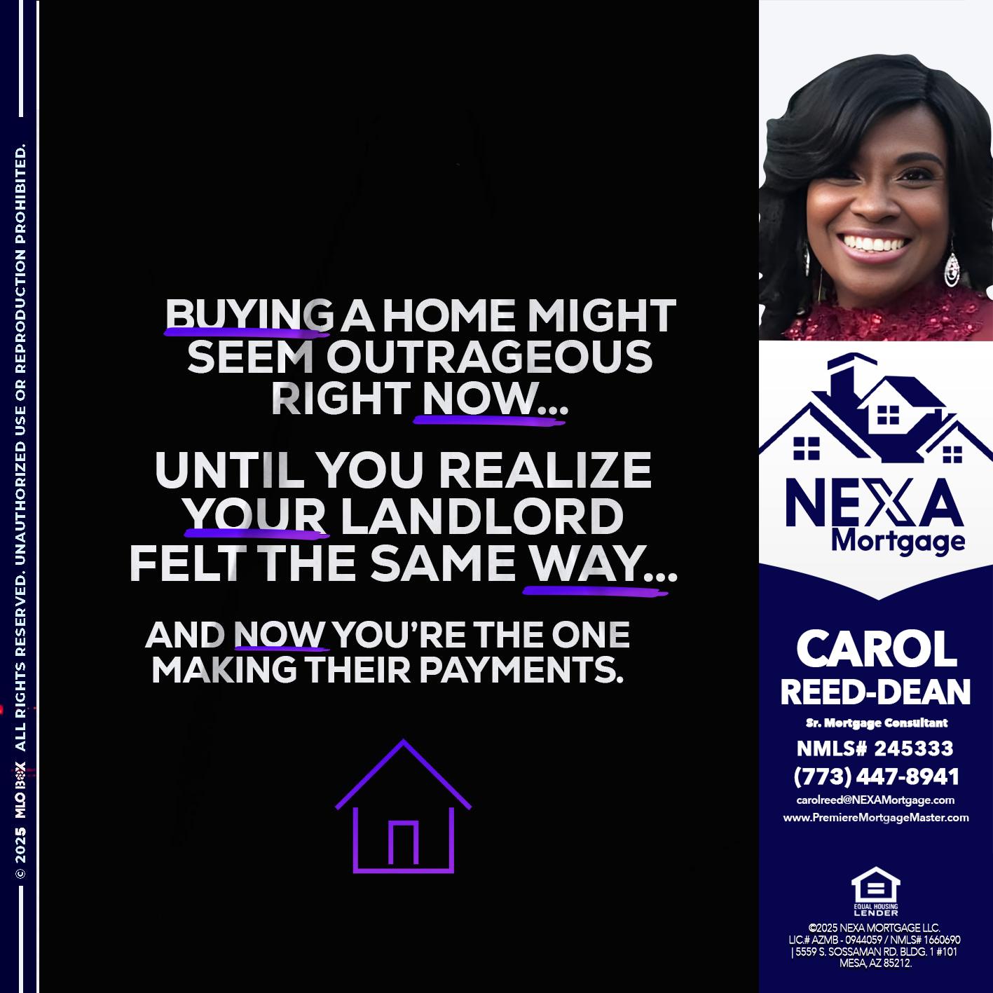 BUYING A HOME - Carol Dean -Sr. Mortgage Consultant