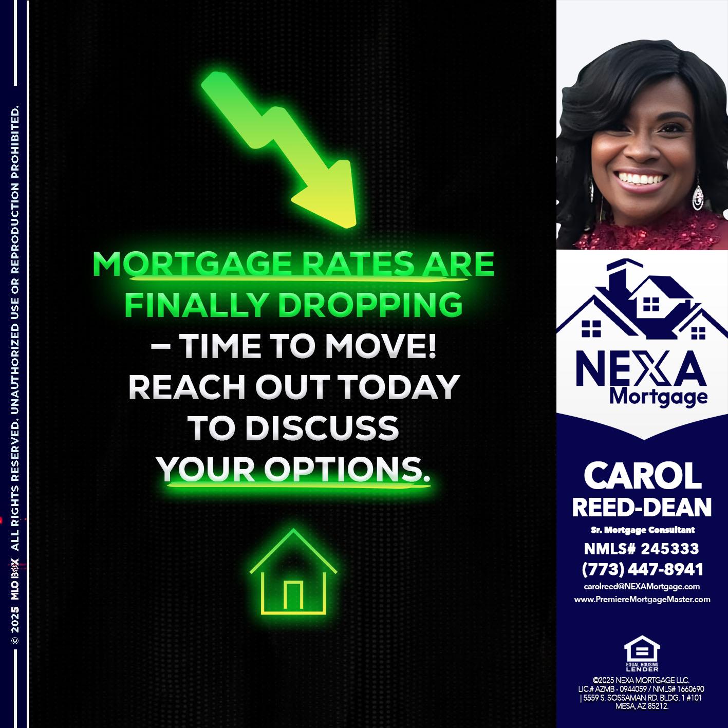 MORTGAGE RATES - Carol Dean -Sr. Mortgage Consultant