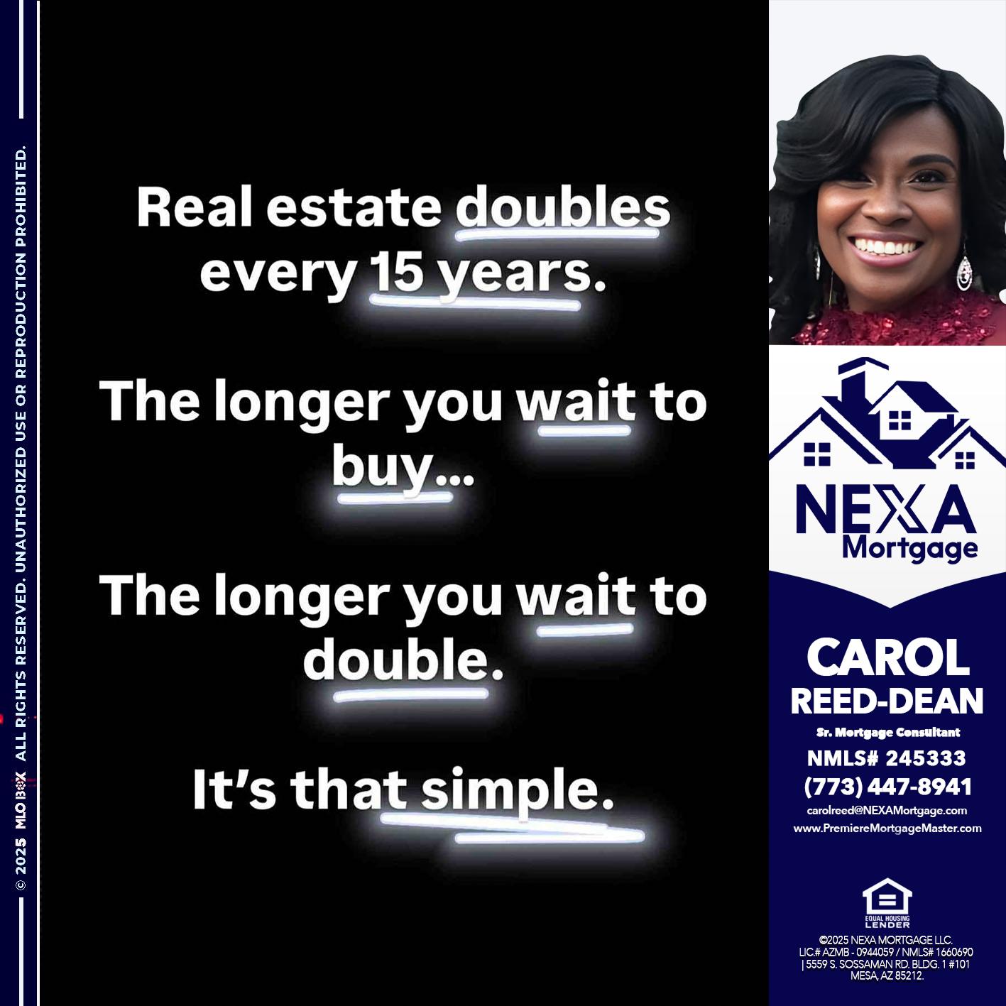 REAL ESTATE - Carol Dean -Sr. Mortgage Consultant