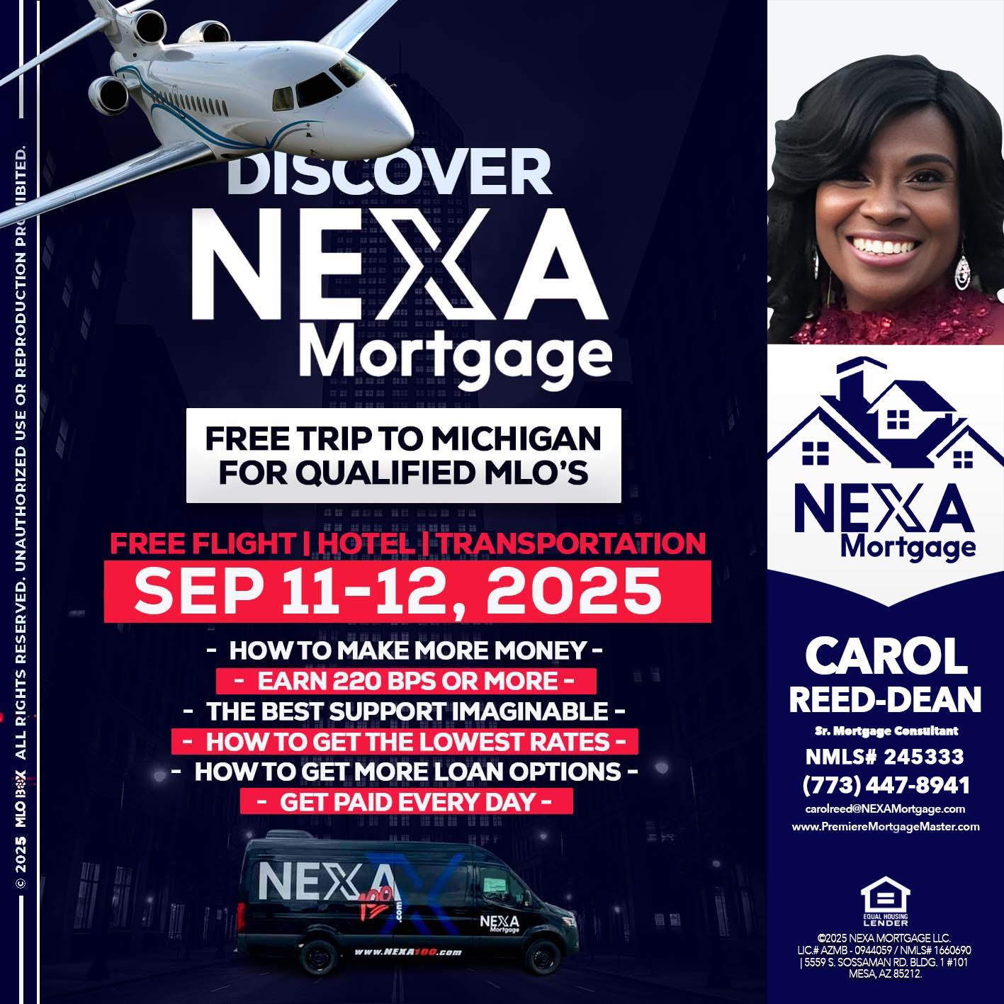 DISCOVER NEXA MORTGAGE - Carol Dean -Sr. Mortgage Consultant