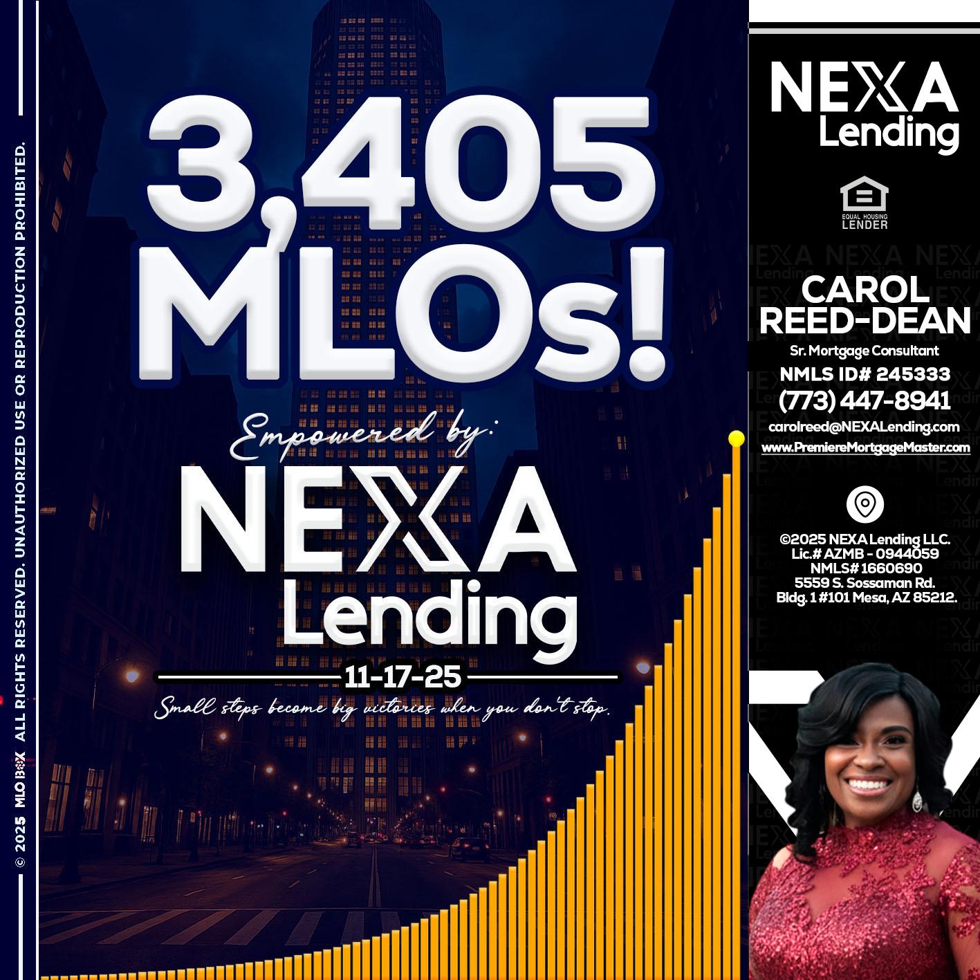 3405 MLOs - Carol Dean -Sr. Mortgage Consultant