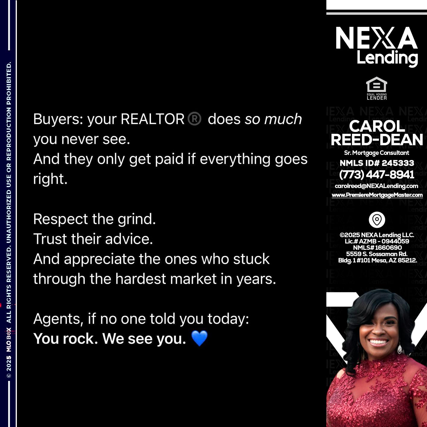 BUYERS - Carol Dean -Sr. Mortgage Consultant