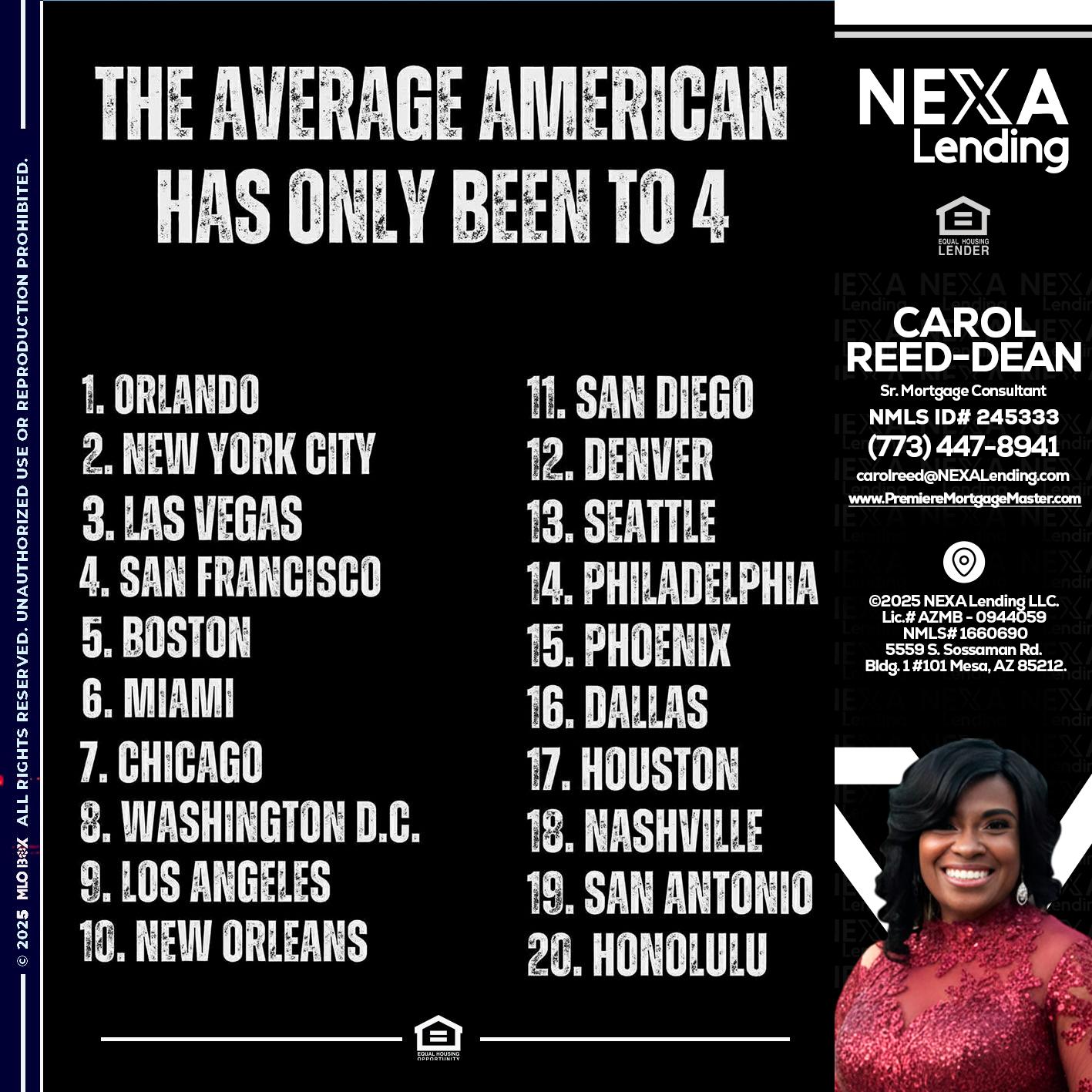 THE AVERAGE AMERICAN - Carol Dean -Sr. Mortgage Consultant