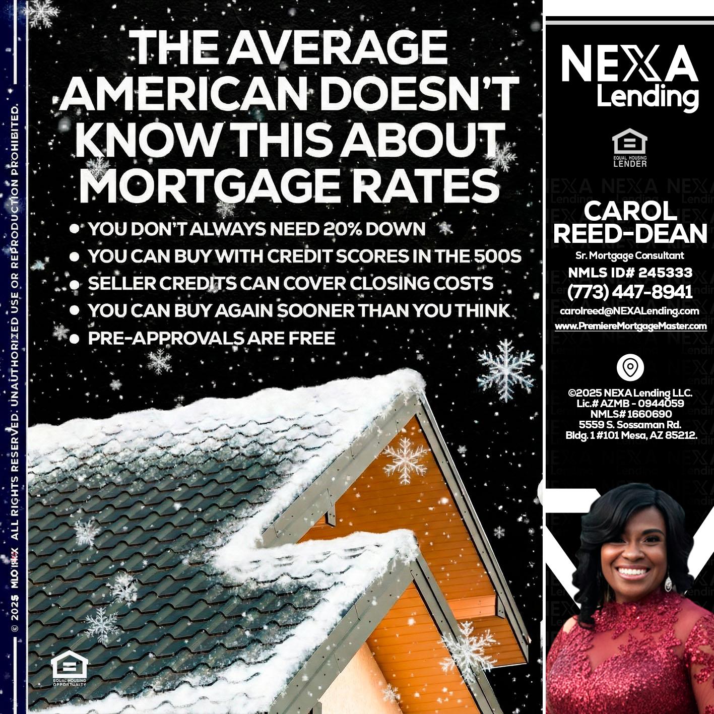 THE AVERAGE - Carol Dean -Sr. Mortgage Consultant