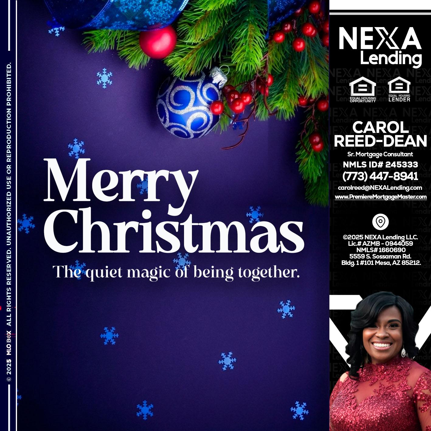 merry christmas - Carol Dean -Sr. Mortgage Consultant