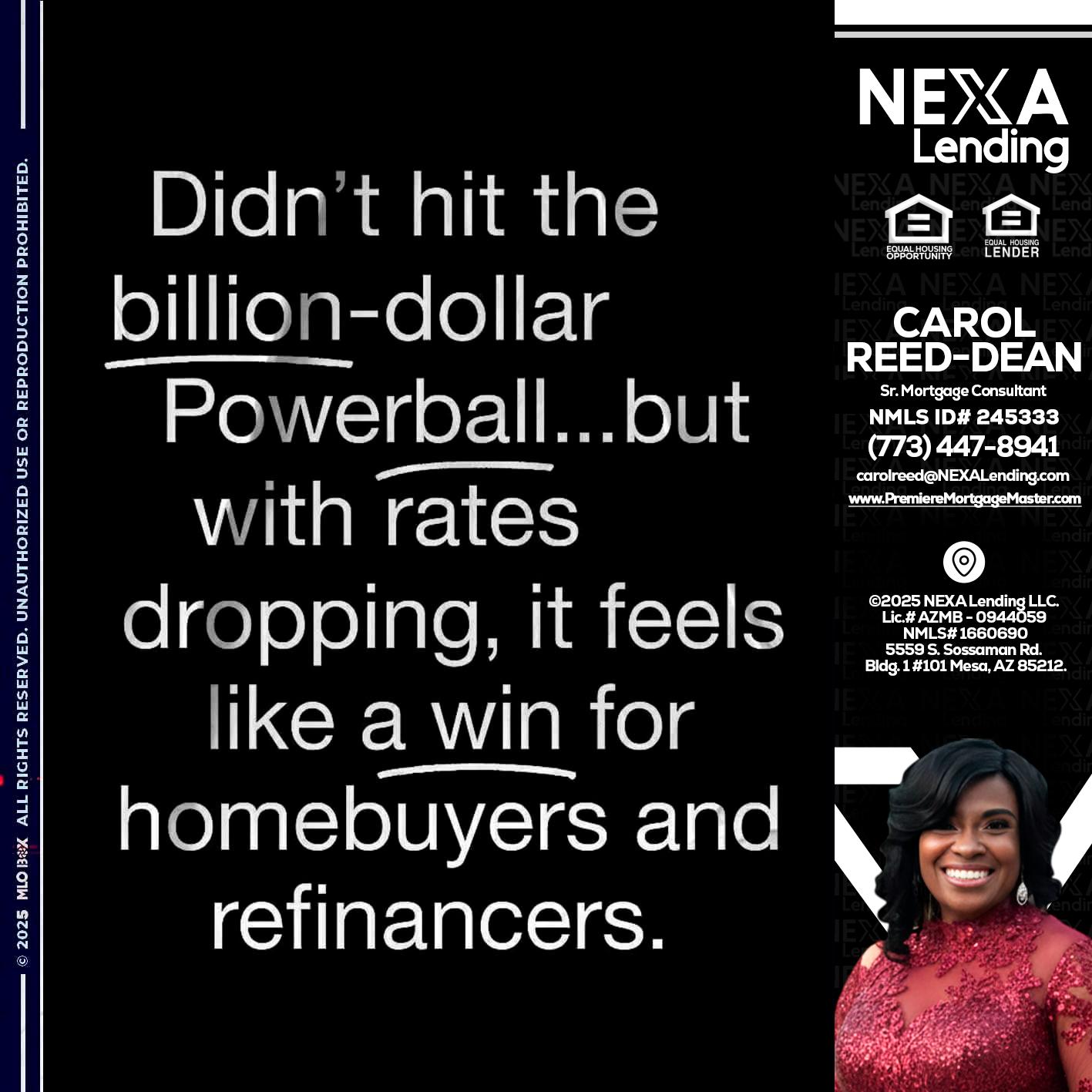 DIDNT HIT - Carol Dean -Sr. Mortgage Consultant