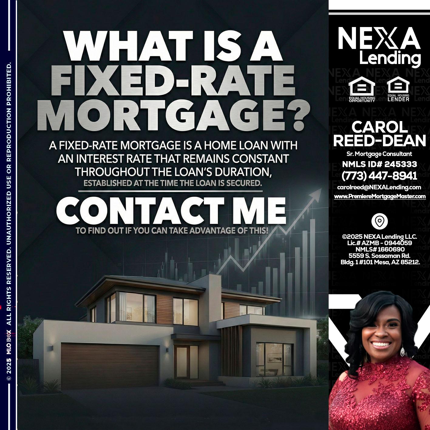 WHAT IS A - Carol Dean -Sr. Mortgage Consultant