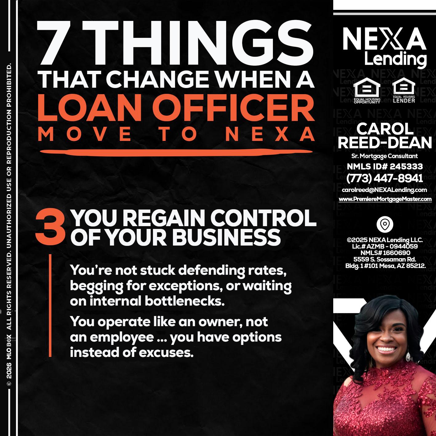 7 things (3) - Carol Dean -Sr. Mortgage Consultant