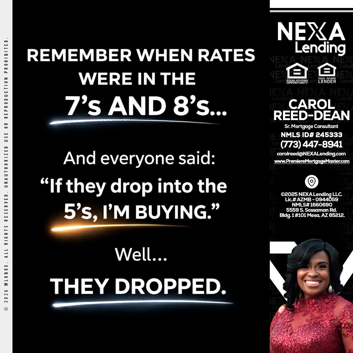 REMEMBER WHEN - Carol Dean -Sr. Mortgage Consultant