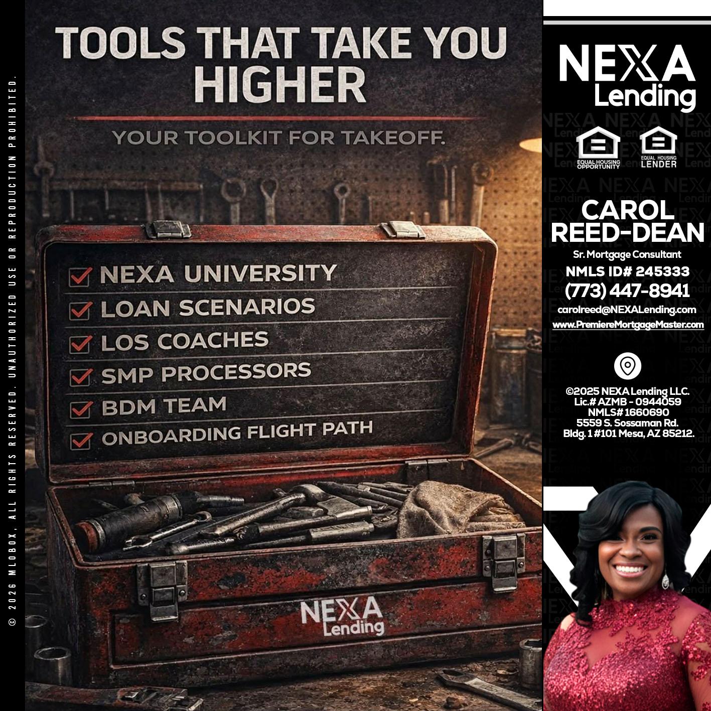 TOOLS THAT - Carol Dean -Sr. Mortgage Consultant
