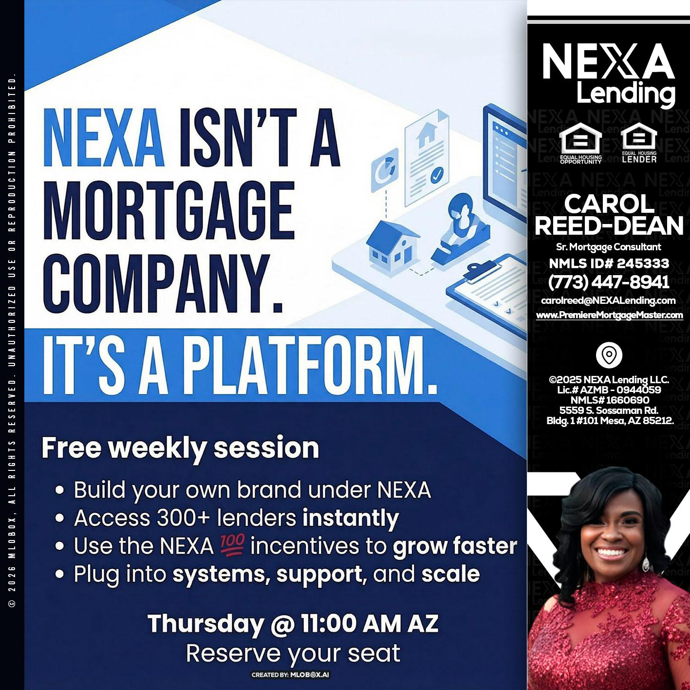 NEXA ISNT - Carol Dean -Sr. Mortgage Consultant