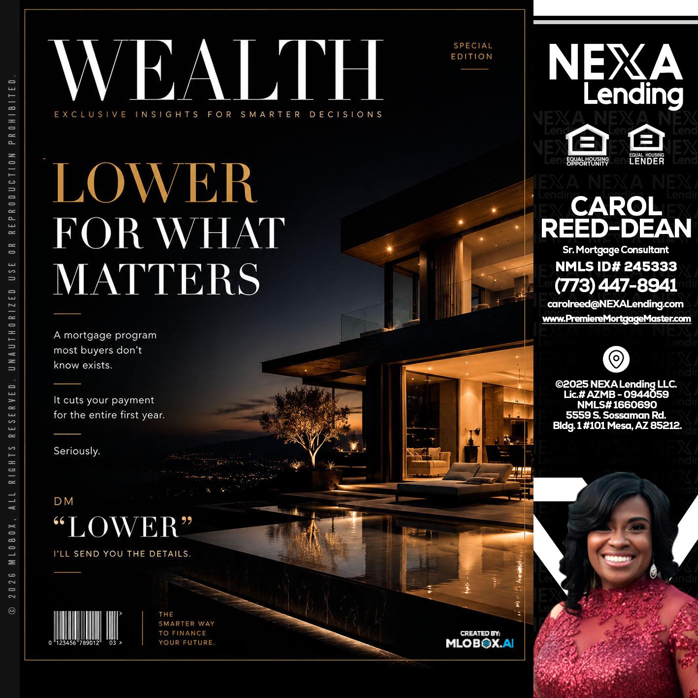 WEALTH - Carol Dean -Sr. Mortgage Consultant