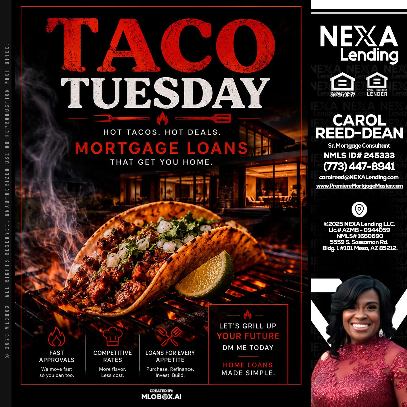 TACO TUESDAY - Carol Dean -Sr. Mortgage Consultant
