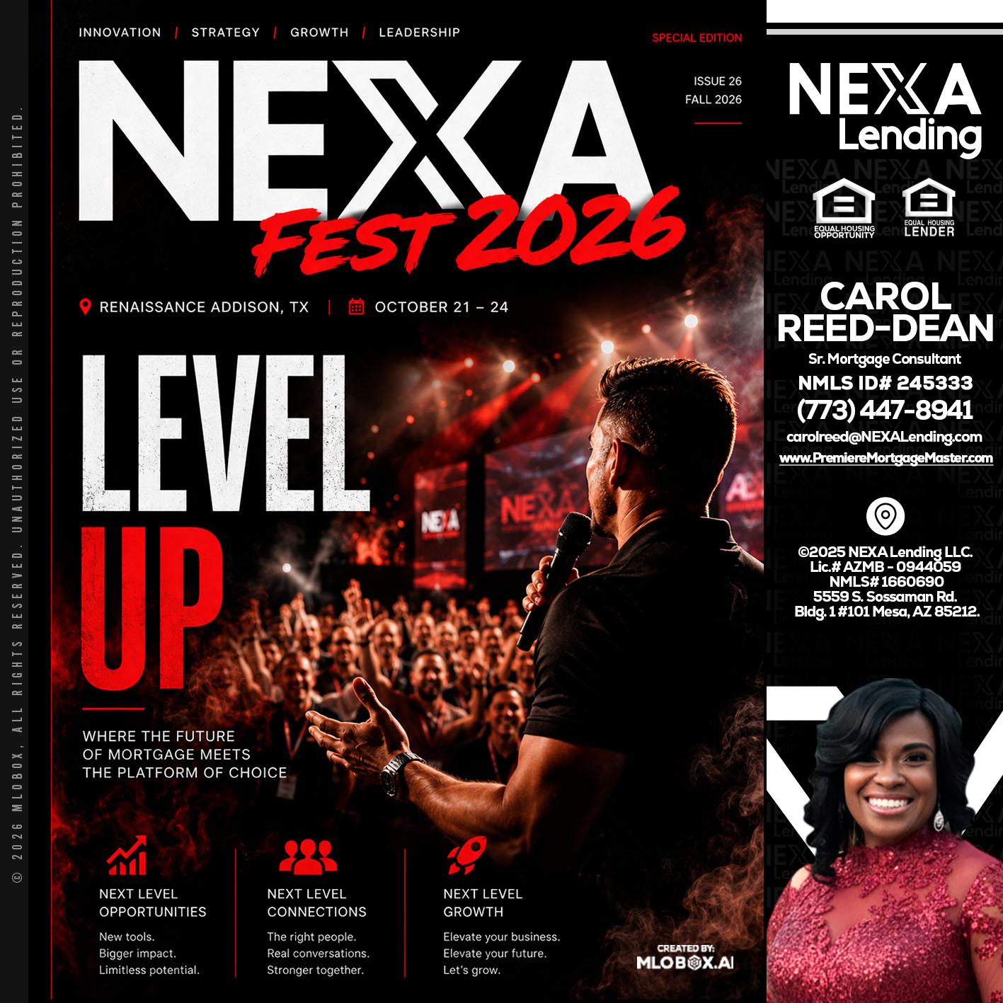 NEXA FEST 2026 - Carol Dean -Sr. Mortgage Consultant