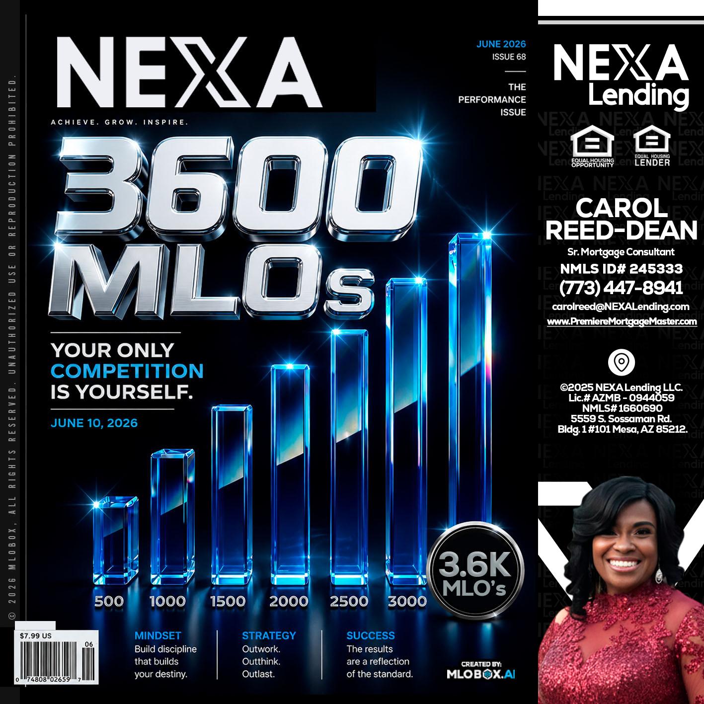 3600 MLOs - Carol Dean -Sr. Mortgage Consultant