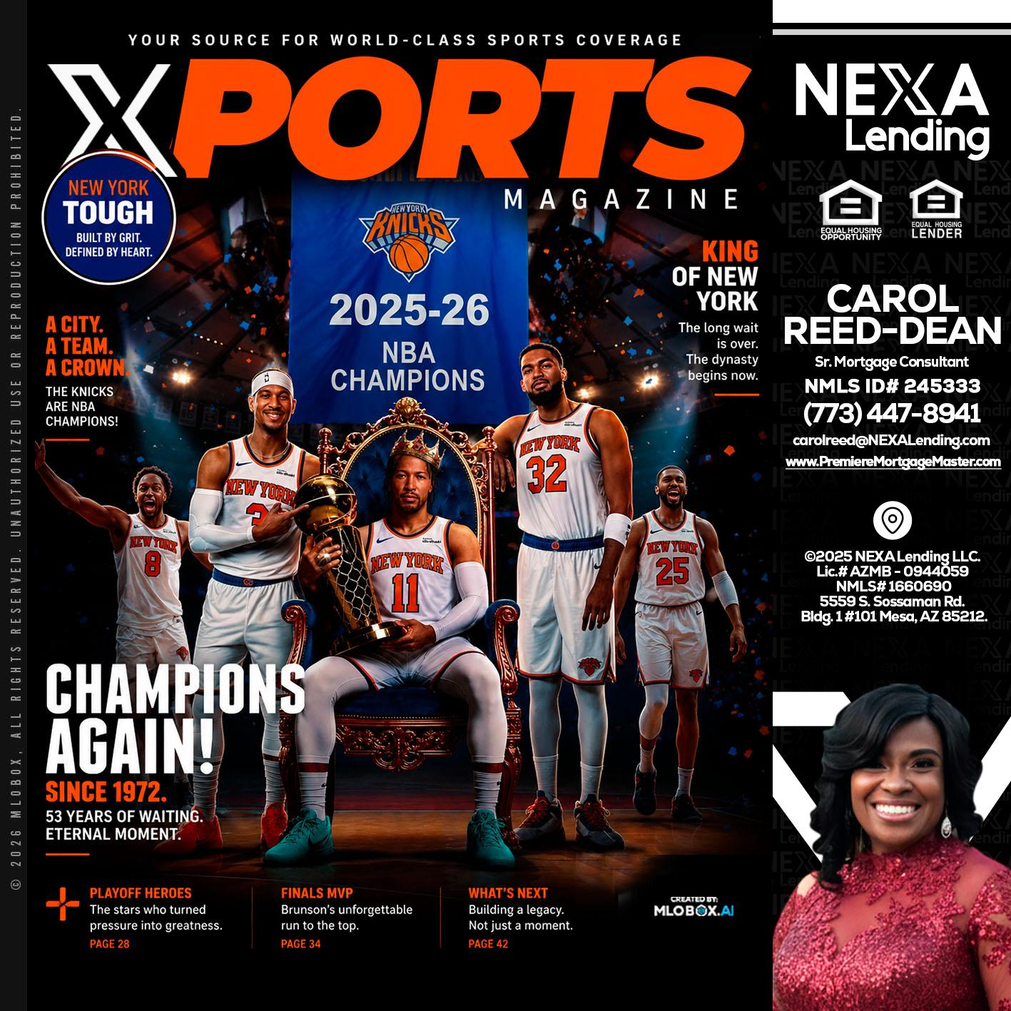 XPORTS MAGAZINE - Carol Dean -Sr. Mortgage Consultant
