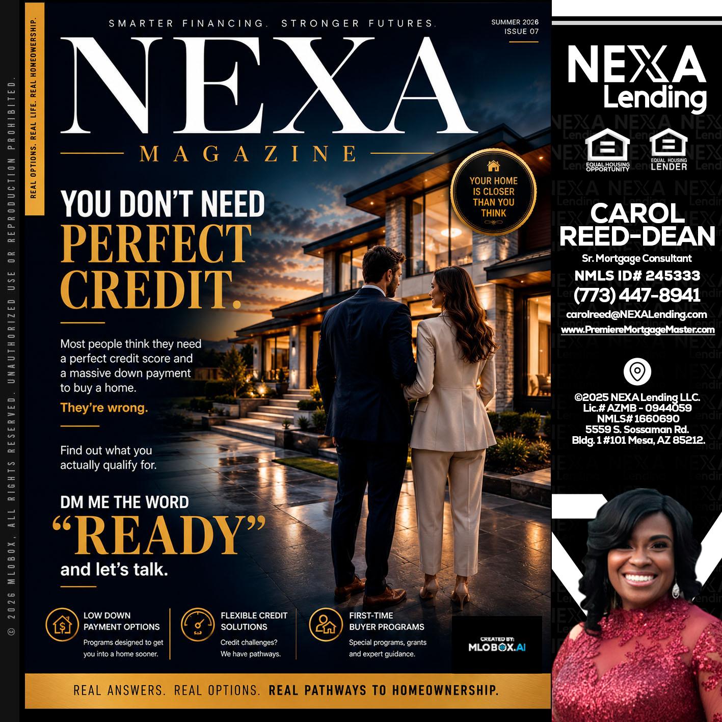 NEXA MAGAZINE - Carol Dean -Sr. Mortgage Consultant