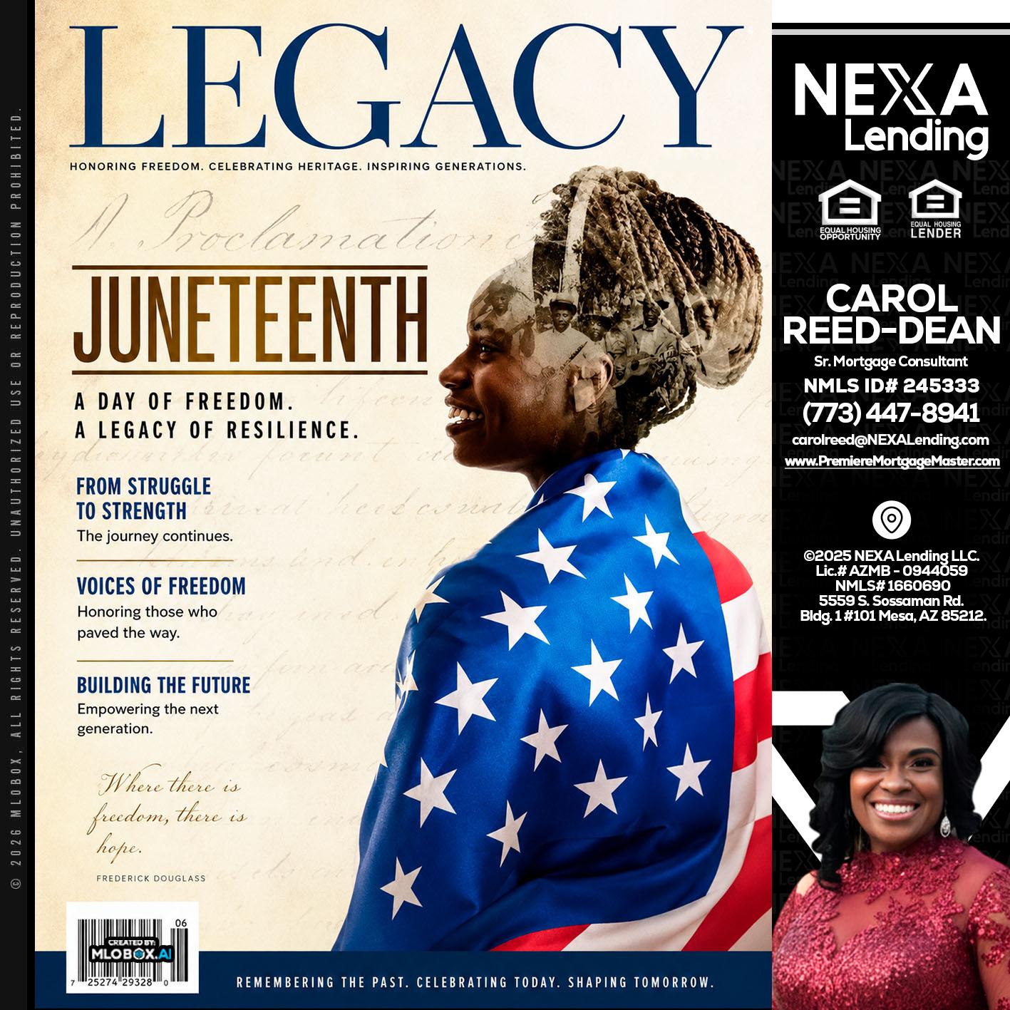 LEGACY - Carol Dean -Sr. Mortgage Consultant