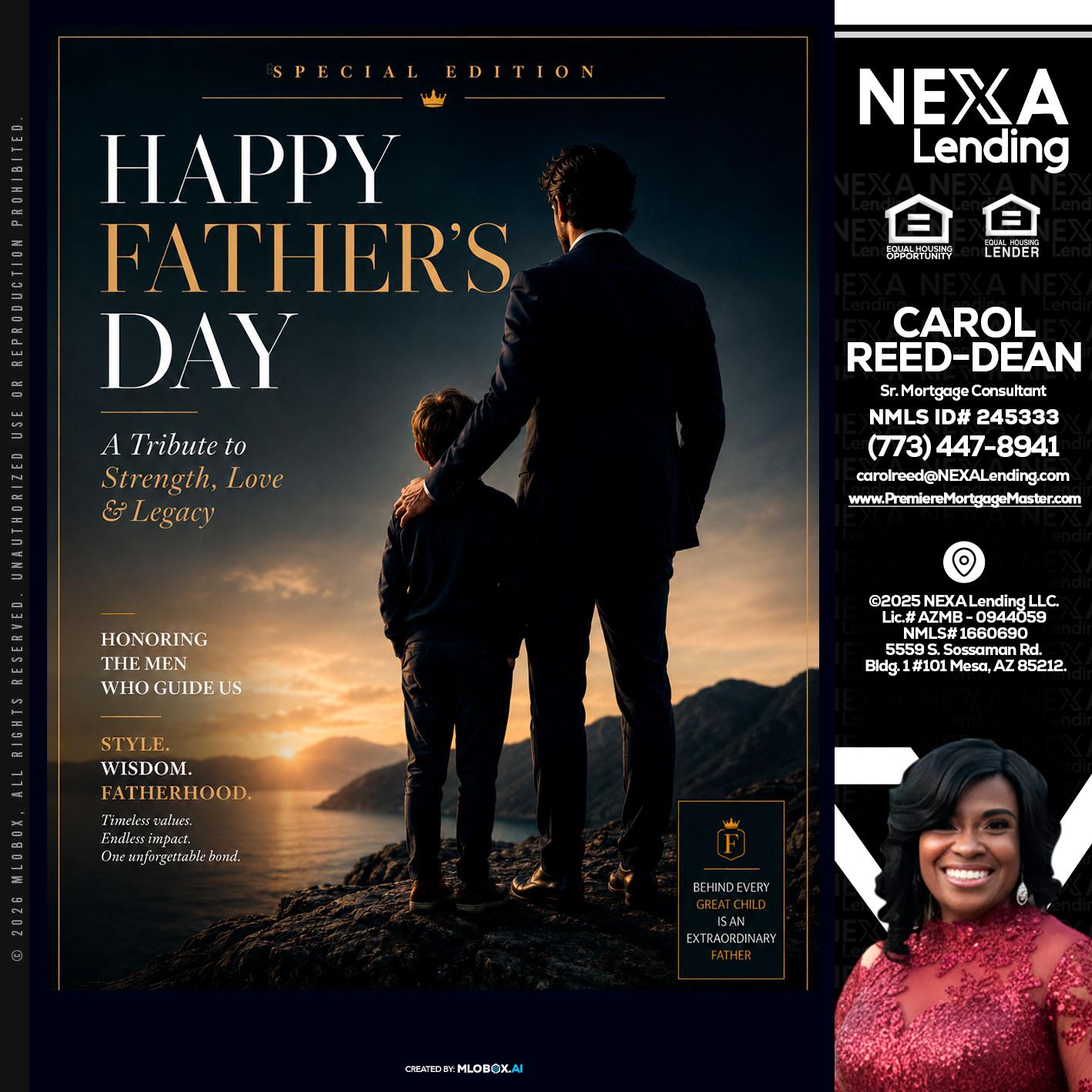 HAPPY FATHERS DAY - Carol Dean -Sr. Mortgage Consultant