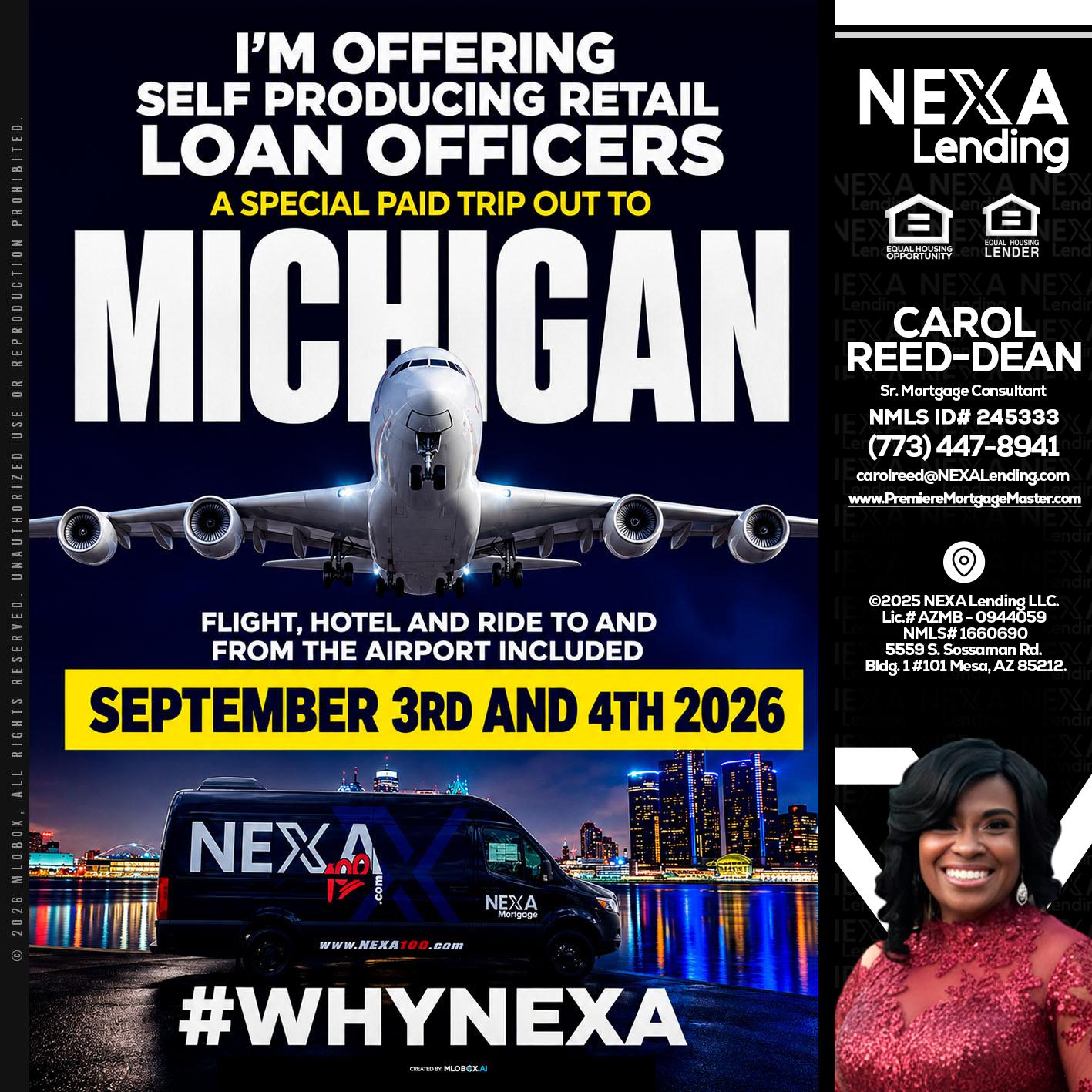 MICHIGAN - Carol Dean -Sr. Mortgage Consultant