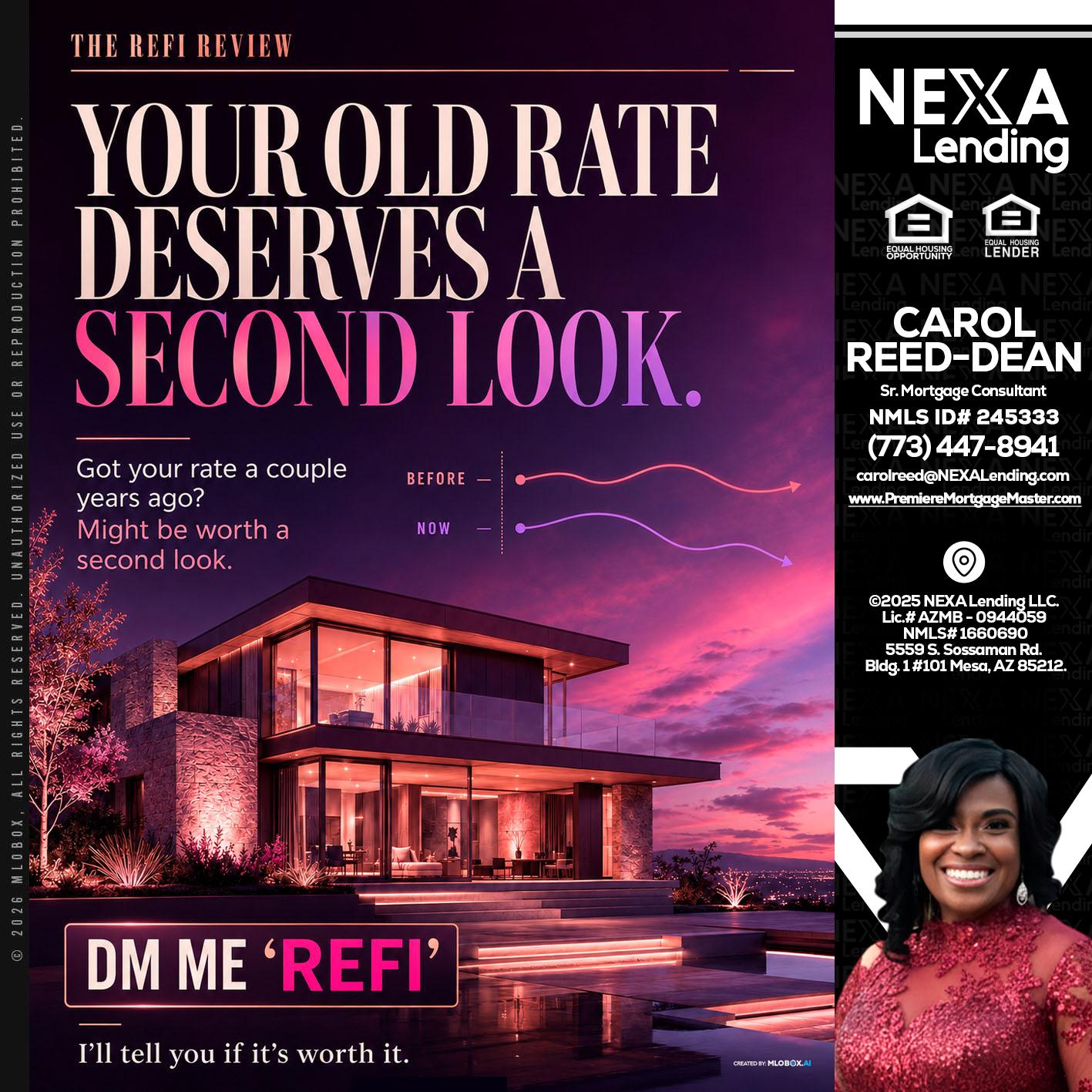 YOUR OLD - Carol Dean -Sr. Mortgage Consultant
