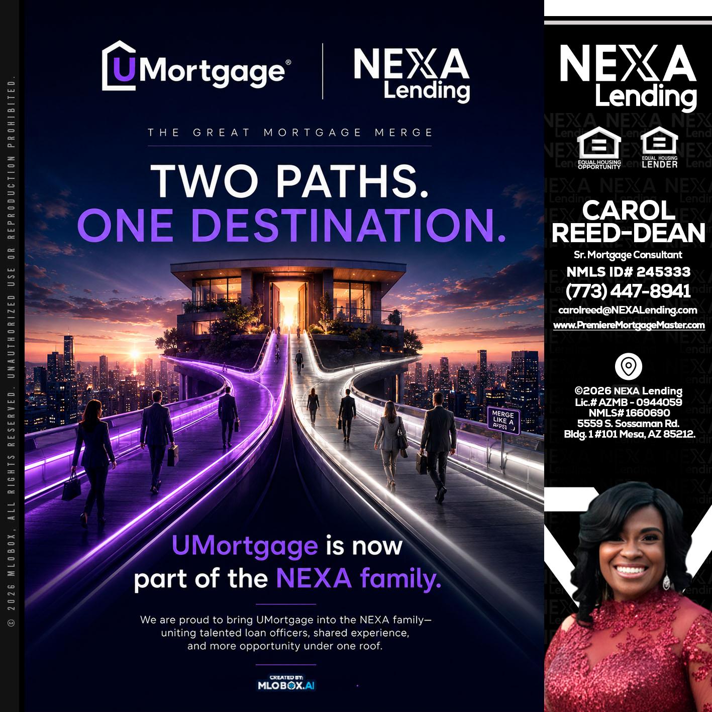two path - Carol Dean -Sr. Mortgage Consultant