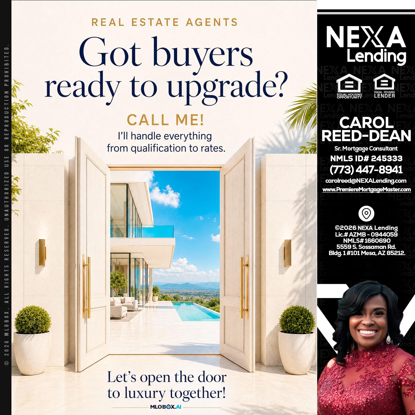 got buyers? - Carol Dean -Sr. Mortgage Consultant