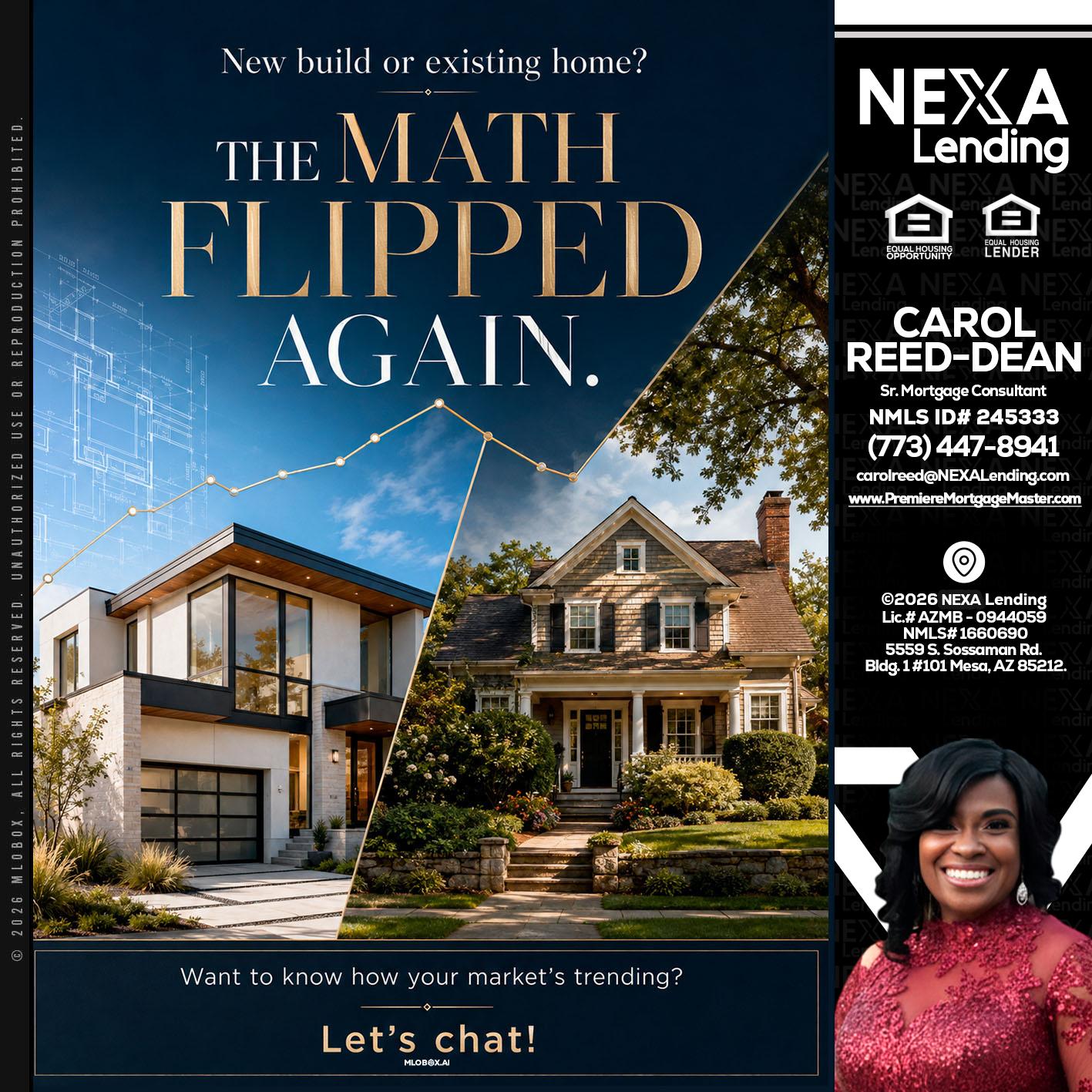 THE MATH FLIPED - Carol Dean -Sr. Mortgage Consultant