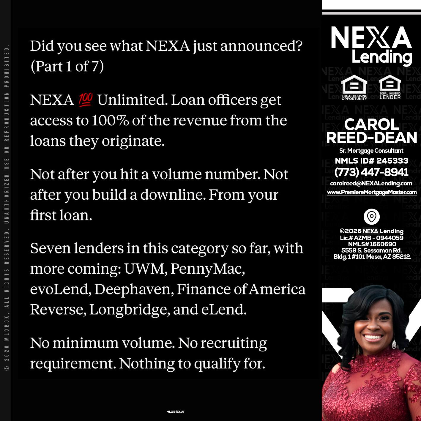 DID YOU KNOW - Carol Dean -Sr. Mortgage Consultant