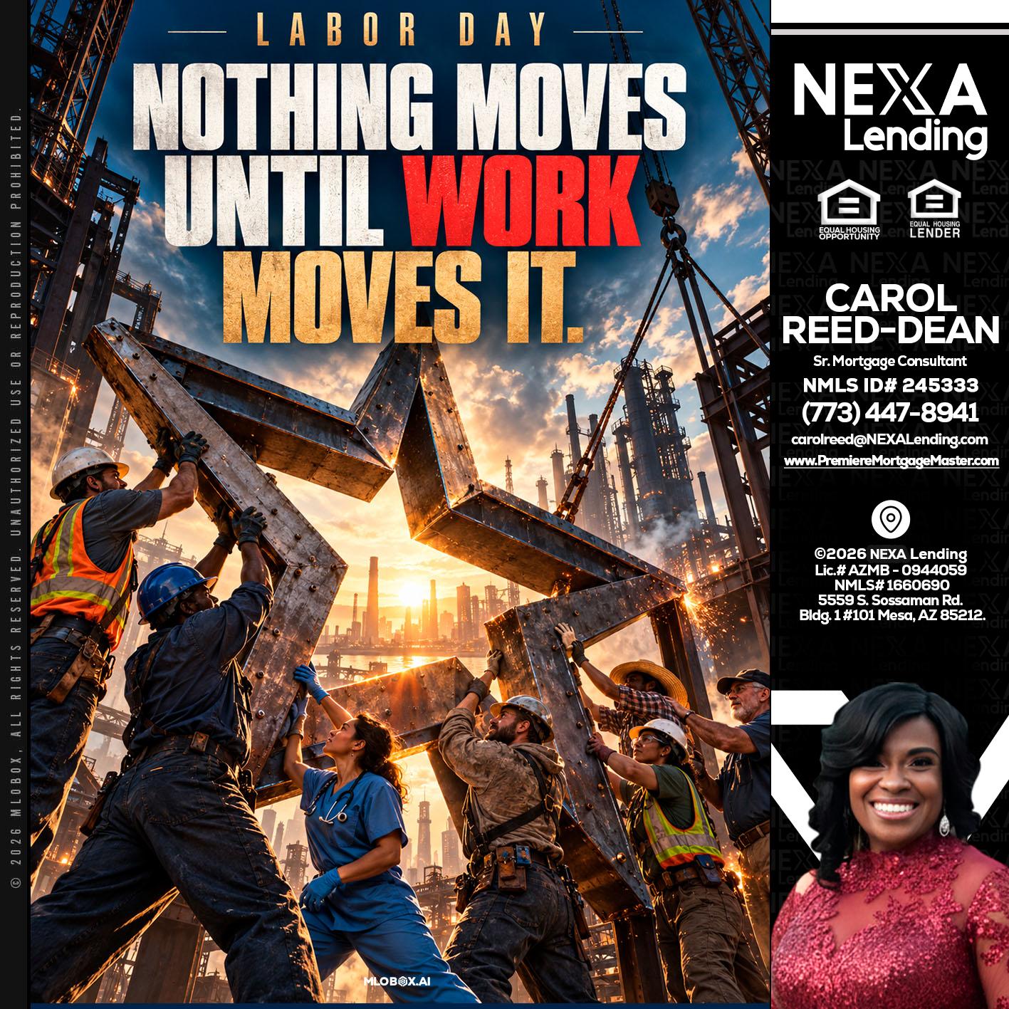 LABOR DAY - Carol Dean -Sr. Mortgage Consultant