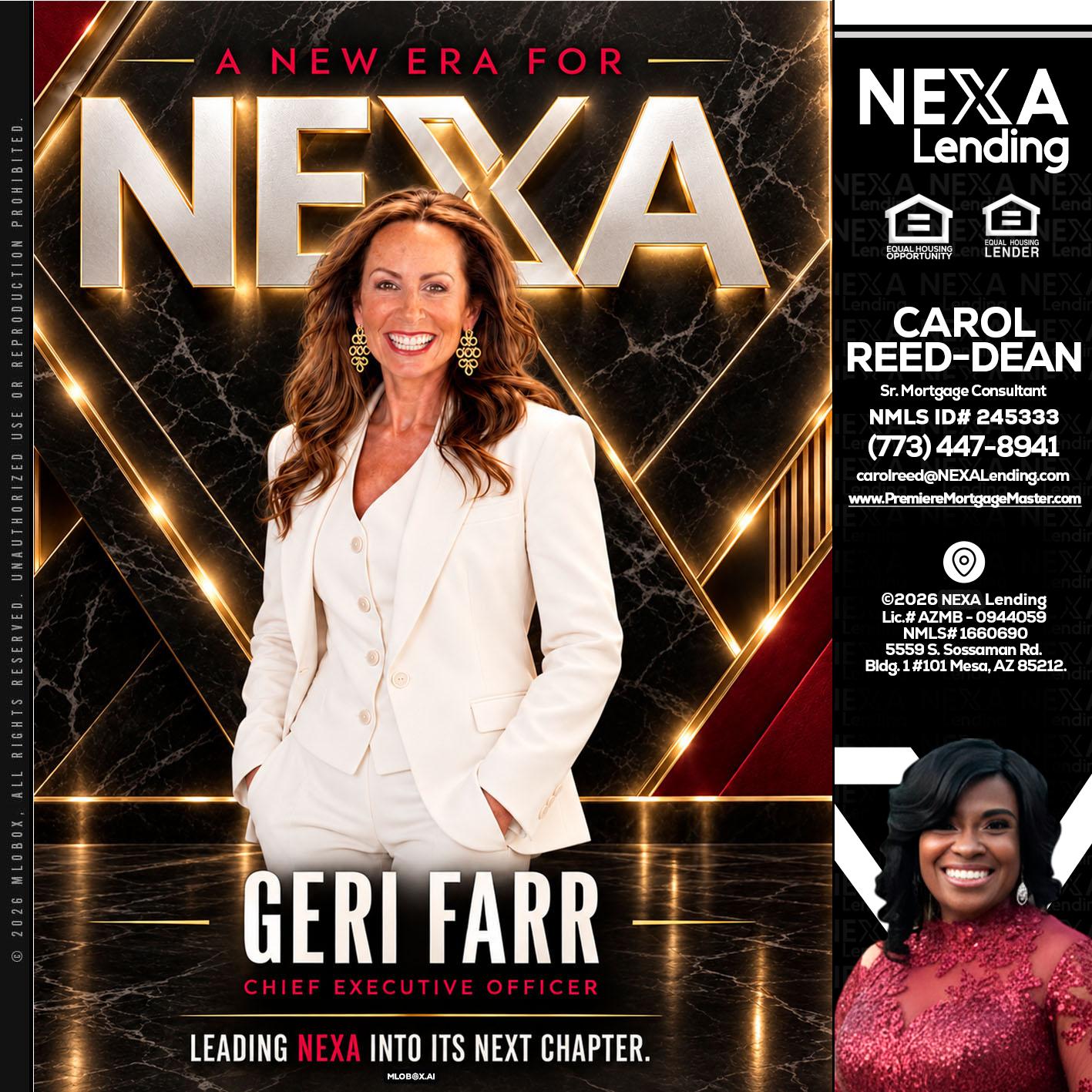GERI FARR - Carol Dean -Sr. Mortgage Consultant